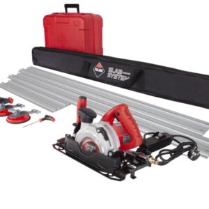Rubi TC-125 G2 Electric Circular Saw Kit with Guide Rails