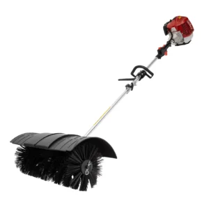 Gas Power Nylon Brush Broom Sweeper Artificial Grass Driveway Turf Snow Clean